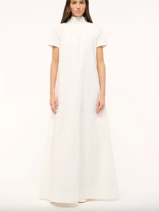 STAUD Dresses & Skirts - STAUD Ilana Dress White NWT